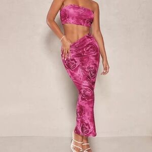 𝐒𝐇𝐄𝐈𝐍 𝐁𝐀𝐄 𝐅𝐋𝐎𝐑𝐀𝐋 𝐏𝐑𝐈𝐍𝐓 𝐂𝐑𝐎𝐏 𝐓𝐔𝐁𝐄 𝐓𝐎𝐏 & 𝐒𝐊𝐈𝐑𝐓